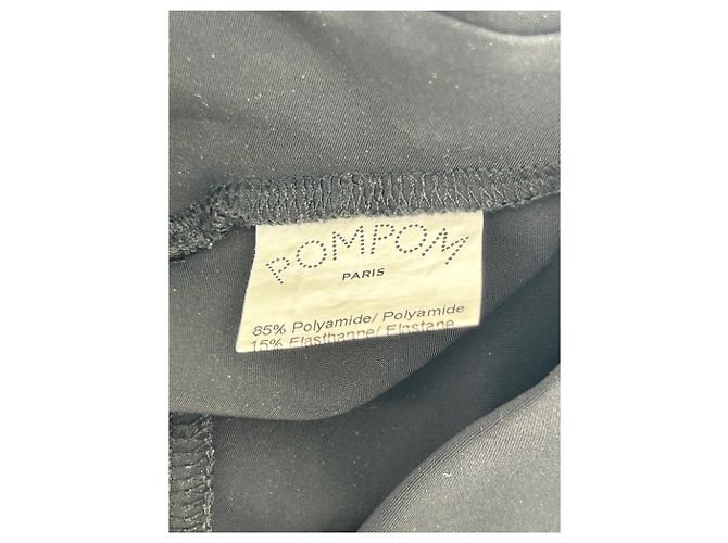 Autre Marque Leggings negros POMPOM - vista 4
