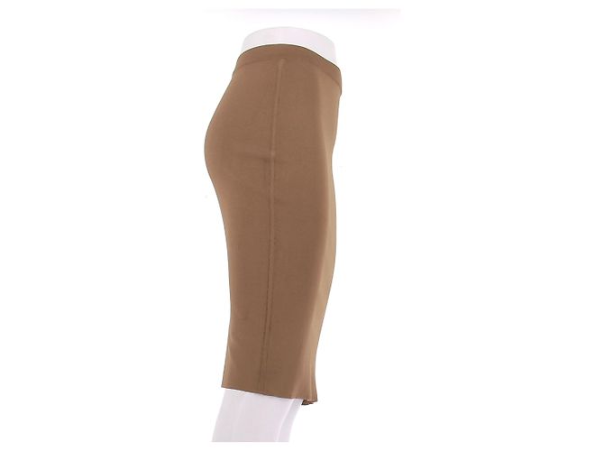 Saint Laurent Brown Viscose Skirt - view 3