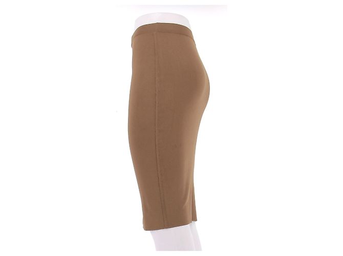 Saint Laurent Brown Viscose Skirt - view 4