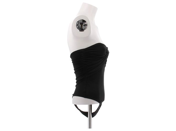 Body negro de viscosa Anine Bing - vista 3