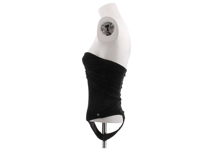 Body negro de viscosa Anine Bing - vista 4