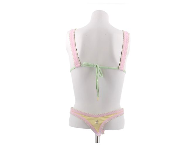 Autre Marque Biquíni rosa e amarelo - vista 2