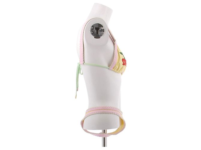 Autre Marque Biquíni rosa e amarelo - vista 3