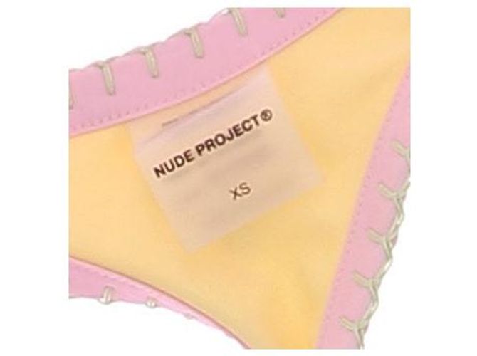 Autre Marque Biquíni rosa e amarelo - vista 7