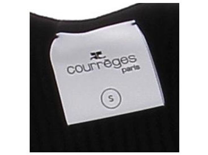 Top negro de viscosa Courreges - vista 6