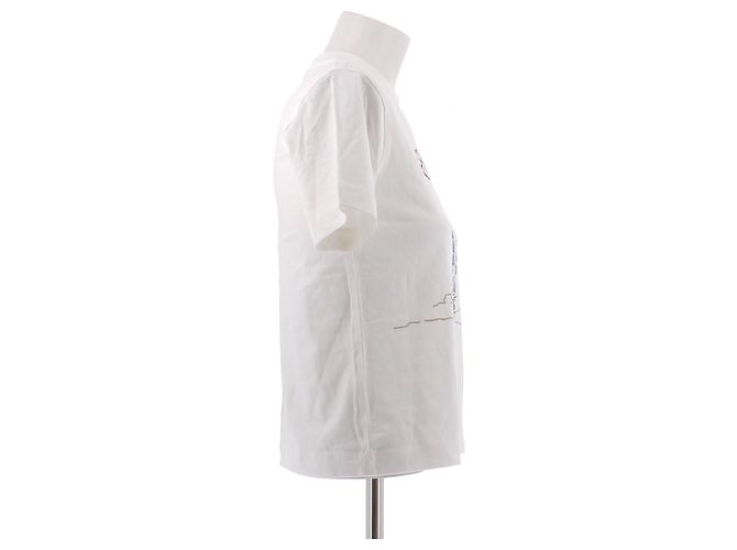 Camiseta blanca de algodón Burberry Blanco - vista 3