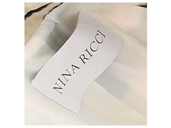 Blazer Nina Ricci con estampado de cebra negro de algodón - vista 5