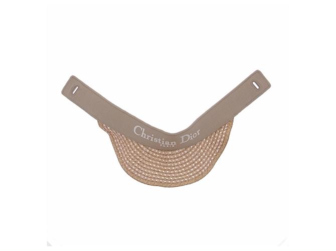 Dior Strohhut Visier Beige - Ansicht 3