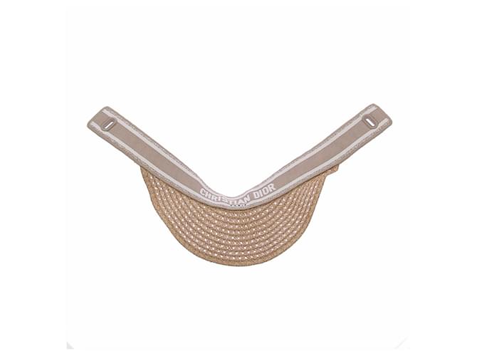 Dior Strohhut Visier Beige - Ansicht 4