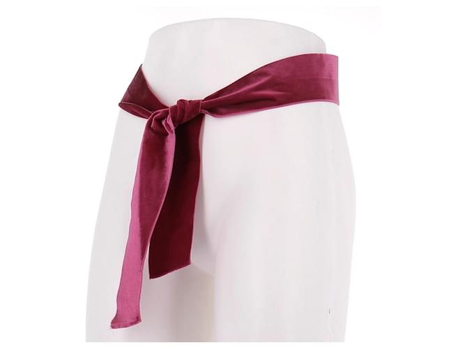 Nina Ricci Rosa Samtgürtel Pink - Ansicht 3