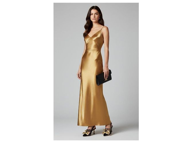 Gucci Slingback Pumps Lackleder Schwarz Größe 37 Golden - Ansicht 12