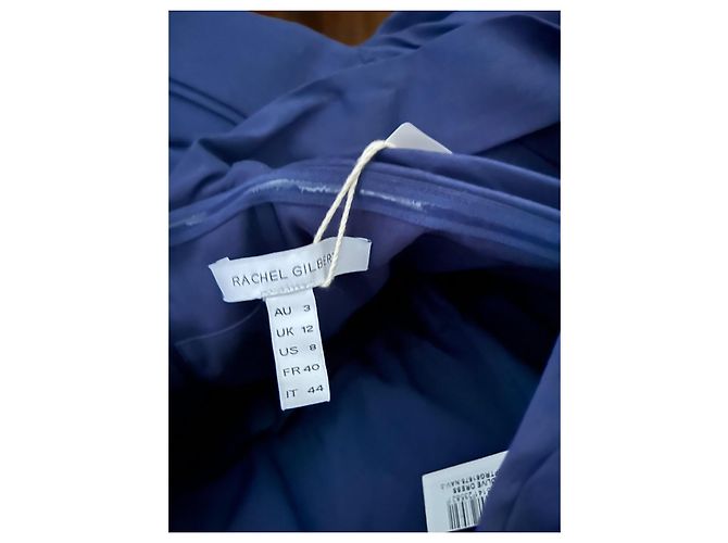 Autre Marque Abito da sera asimmetrico Rachel Gilbert Olive blu navy Blu scuro - vista 4