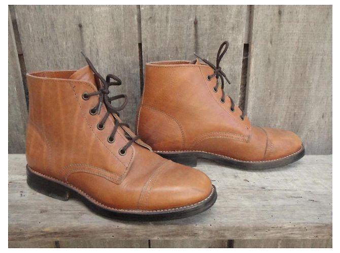 Autre Marque Botines Artesanales de Piel - 38 Castaño - vista 2