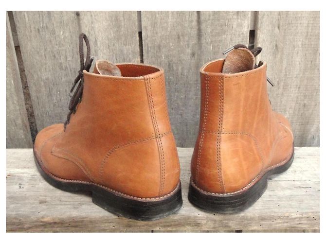 Autre Marque Botines Artesanales de Piel - 38 Castaño - vista 4