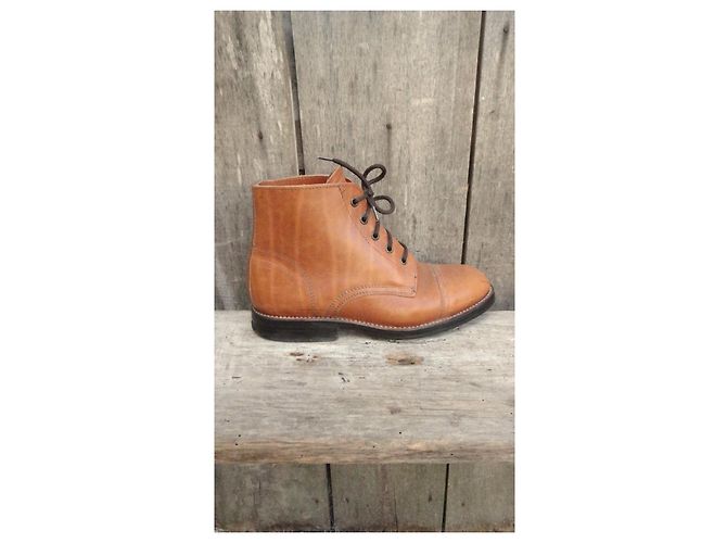 Autre Marque Botines Artesanales de Piel - 38 Castaño - vista 8
