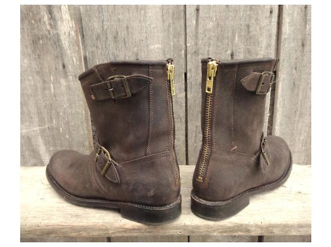 Autre Marque Botines de cuero Primeboots Castaño - vista 4