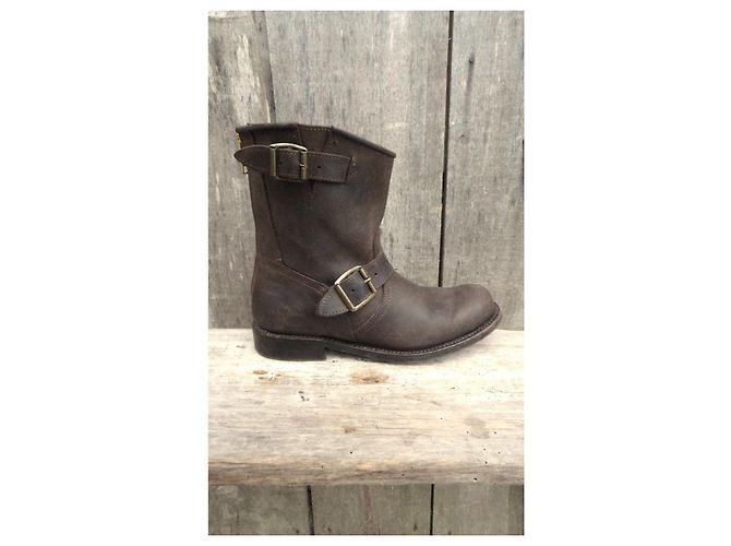 Autre Marque Botines de cuero Primeboots Castaño - vista 9