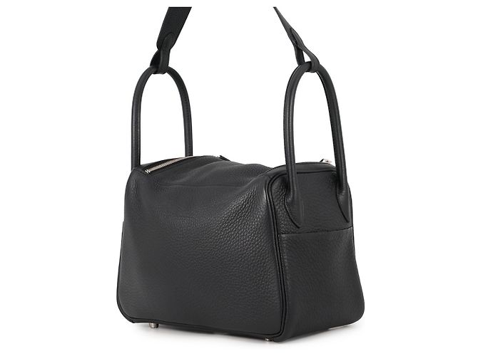 Hermès Borsa Hermes Lindy 26 in pelle Taurillon Clemence nera Nero - vista 2