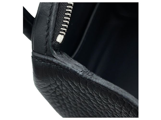 Hermès Borsa Hermes Lindy 26 in pelle Taurillon Clemence nera Nero - vista 7