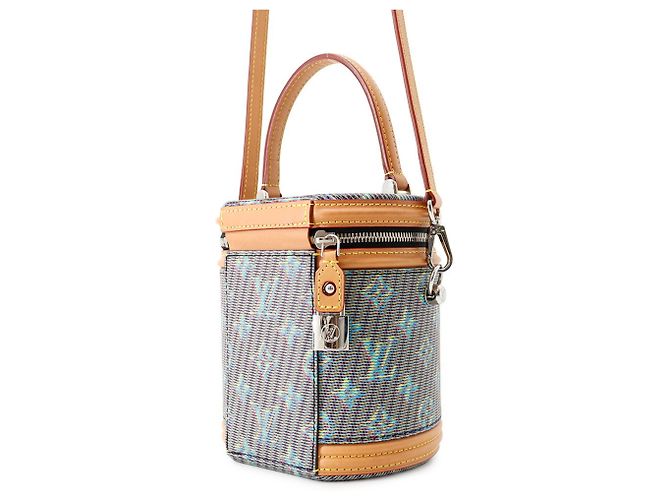 Borsa Louis Vuitton Monogram LV Pop Cannes Blu - vista 2