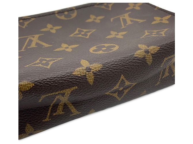 Louis Vuitton Monogram Pochette Toilette 15 Beige - vista 5