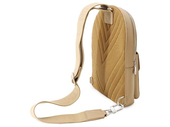Borsa a tracolla in pelle di vitello Louis Vuitton Beige - vista 2