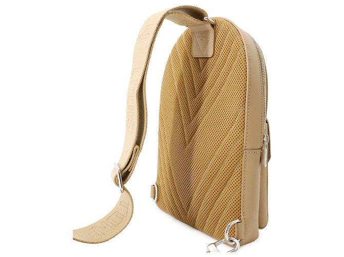 Borsa a tracolla in pelle di vitello Louis Vuitton Beige - vista 3