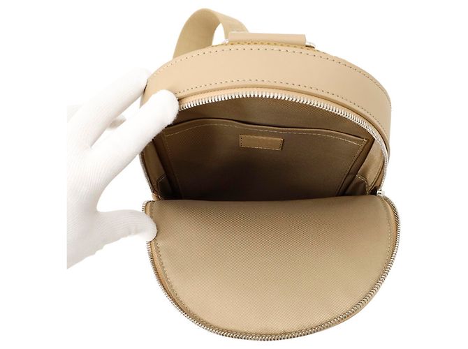 Borsa a tracolla in pelle di vitello Louis Vuitton Beige - vista 6