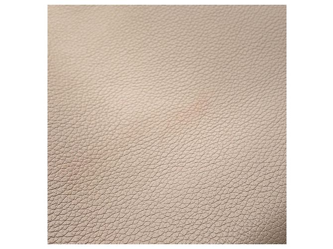 Borsa a tracolla in pelle Louis Vuitton Lockme Bucket Beige - vista 11