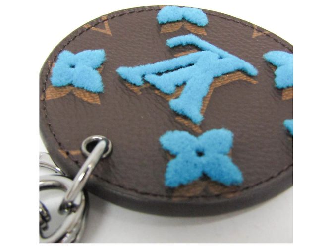Portachiavi Charm Borsa Illustrazione Louis Vuitton Marrone Blu - vista 8