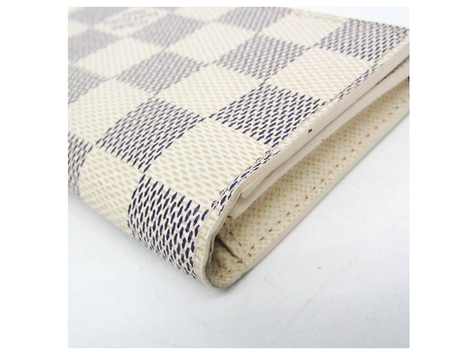Tarjetero Louis Vuitton Damier Azur Blanco roto - vista 4