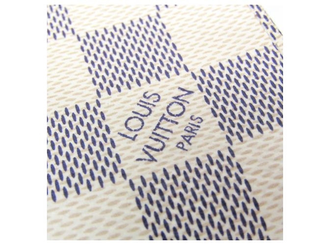 Tarjetero Louis Vuitton Damier Azur Blanco roto - vista 8