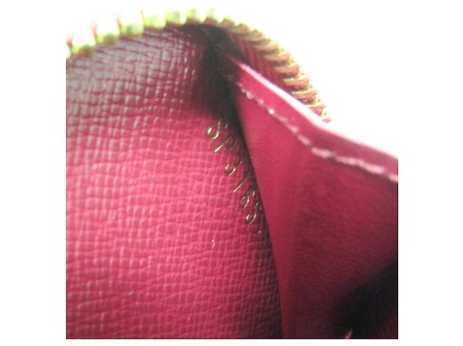 Tarjetero Monogram Zippy Louis Vuitton Castaño Fucsia - vista 10