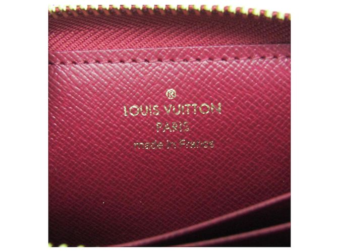 Tarjetero Monogram Zippy Louis Vuitton Castaño Fucsia - vista 9