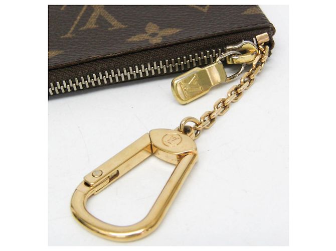 Louis Vuitton Monogram Key Pouch M62650 Castaño - vista 7