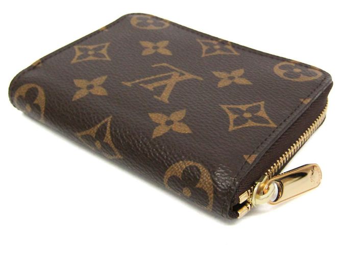 Louis Vuitton Monogram Zippy Coin Purse M60067 Castaño - vista 2
