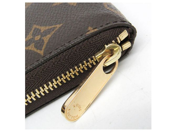 Louis Vuitton Monogram Zippy Coin Purse M60067 Castaño - vista 7