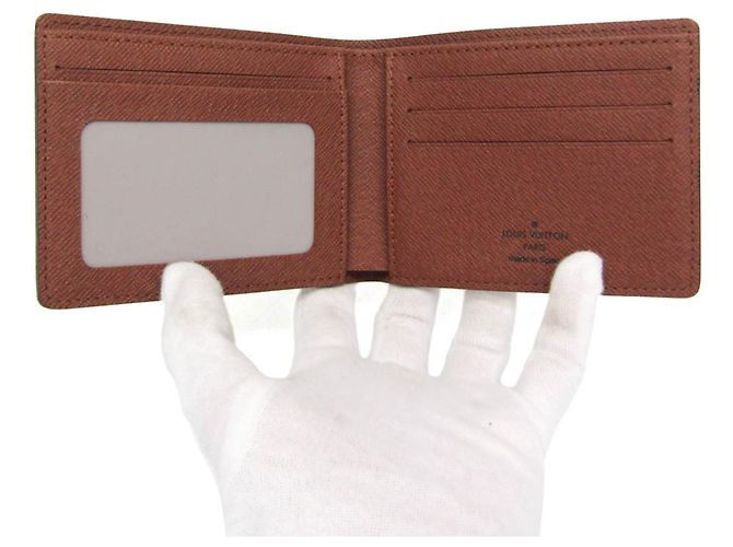 Cartera de 9 tarjetas Monogram Louis Vuitton Castaño - vista 3