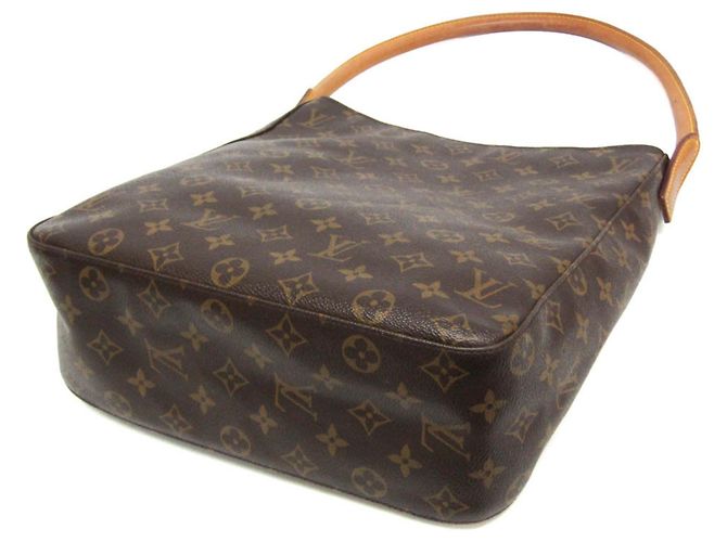 Borsa a tracolla Louis Vuitton Monogram Looping GM M51145 Marrone - vista 2