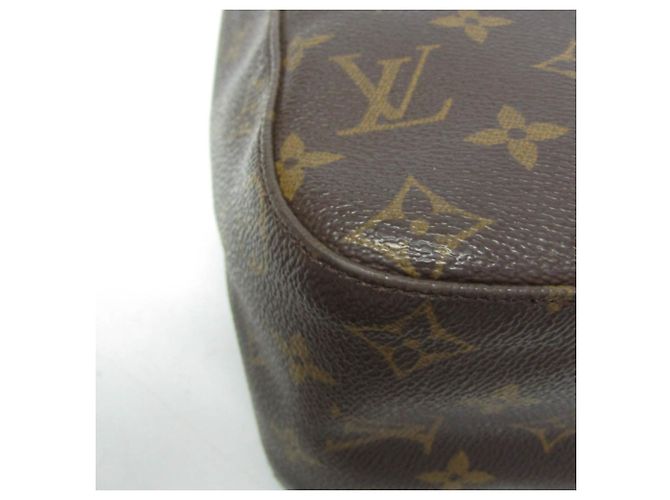 Borsa a tracolla Louis Vuitton Monogram Looping GM M51145 Marrone - vista 5