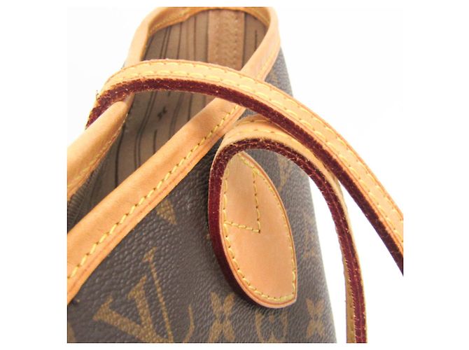 Borsa Tote Louis Vuitton Monogram Neverfull MM Marrone - vista 11