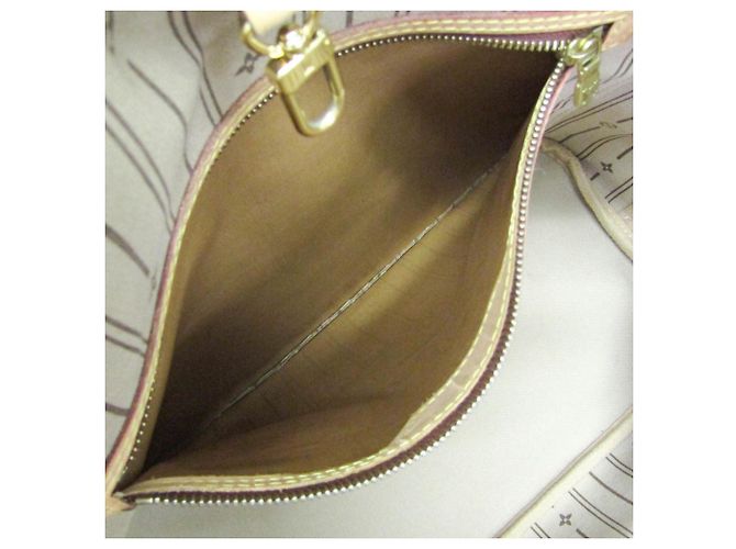 Borsa Tote Louis Vuitton Monogram Neverfull MM Marrone - vista 15