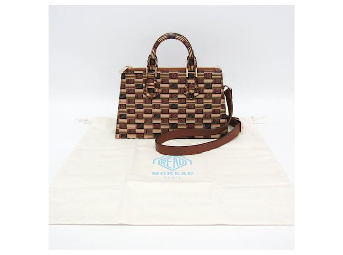Borsa a tracolla Moreau Small Marrone Giallo - vista 2