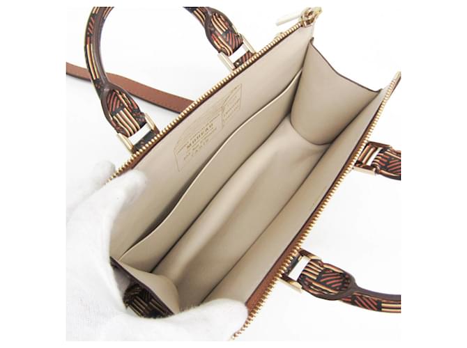 Borsa a tracolla Moreau Small Marrone Giallo - vista 4