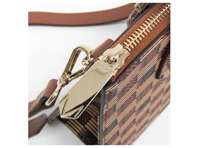 Borsa a tracolla Moreau Small Marrone Giallo - vista 9