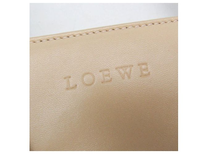 Bolso Tote Loewe pequeño beige de piel - vista 15