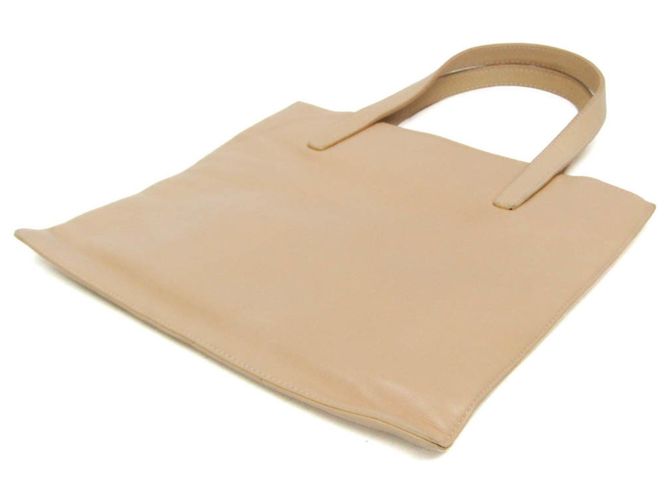 Bolso Tote Loewe pequeño beige de piel - vista 3