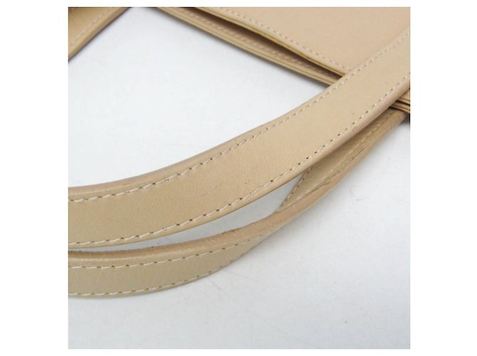 Bolso Tote Loewe pequeño beige de piel - vista 9