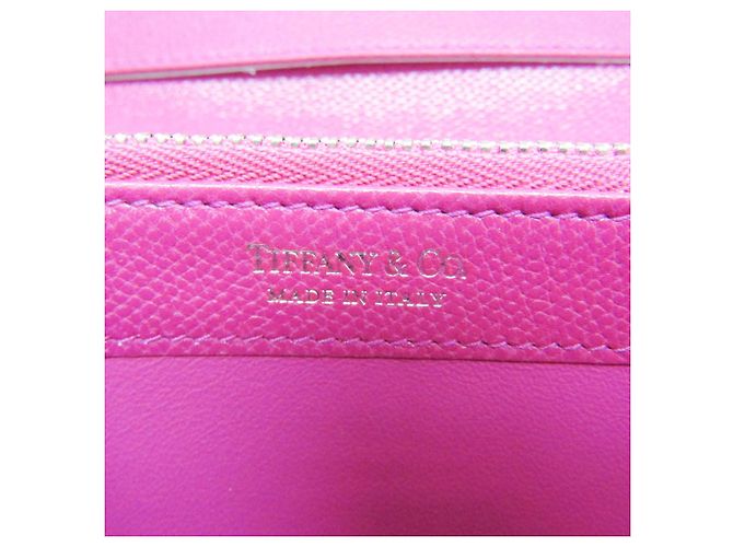 Tiffany & Co Portefeuille Tiffany Continental Flap en rose - vue 11