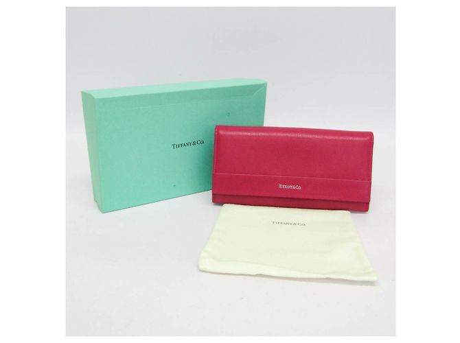 Tiffany & Co Portefeuille Tiffany Continental Flap en rose - vue 2